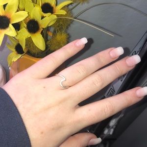 SOLD puravida silver wave ring